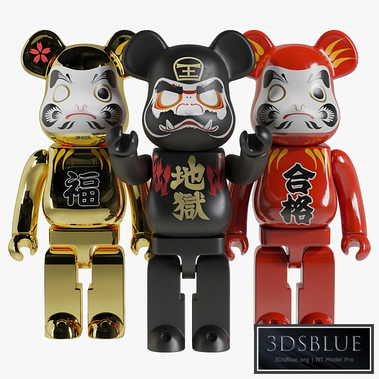 Bearbrick / Daruma