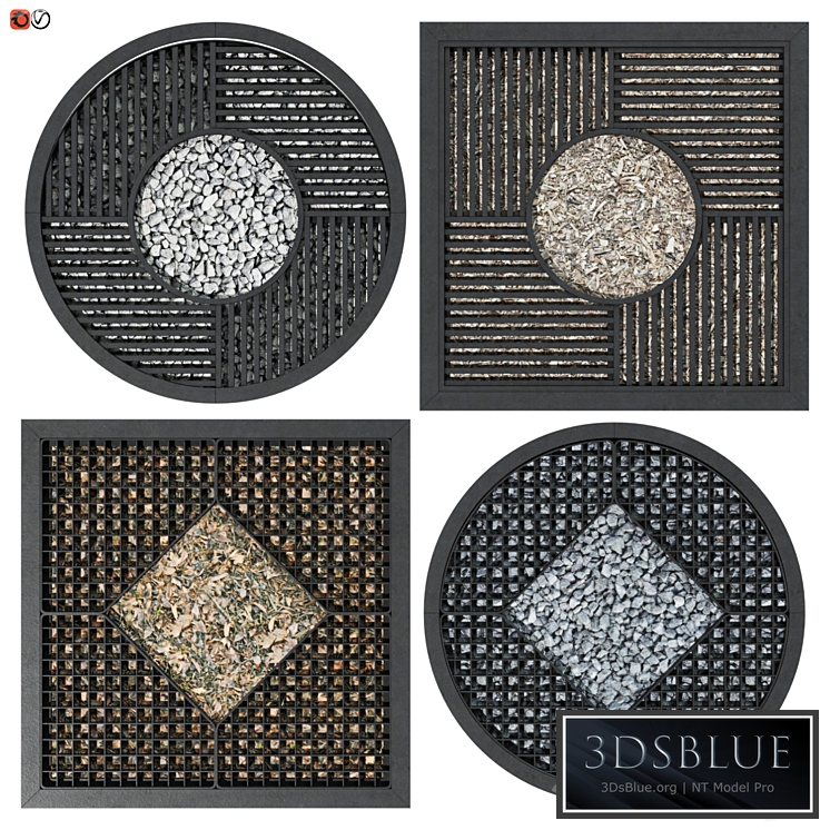 Set_barrel grids for wood_03