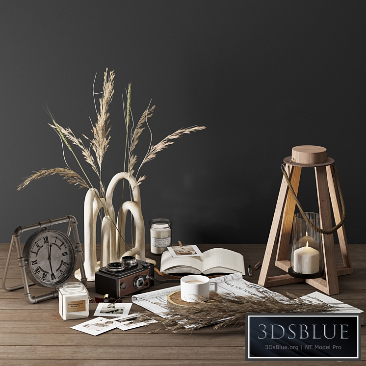 Decorative Set 02 Old Camera