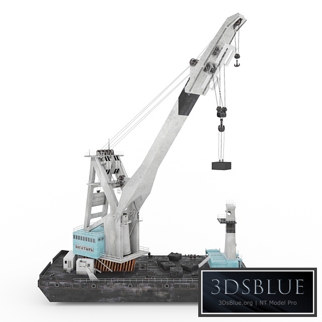 Floating crane Bogatyr