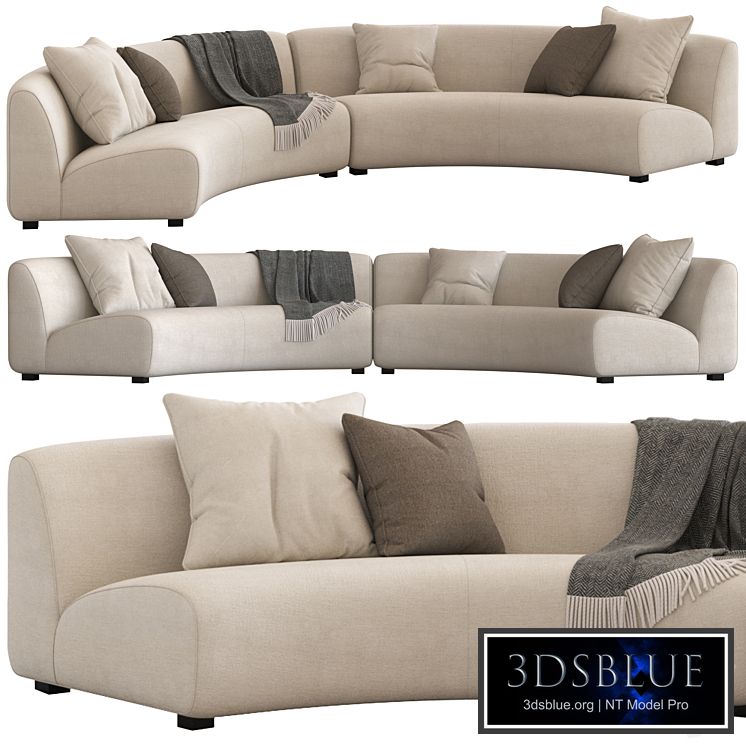 Coco Republic Adele Curved Modular Sofa