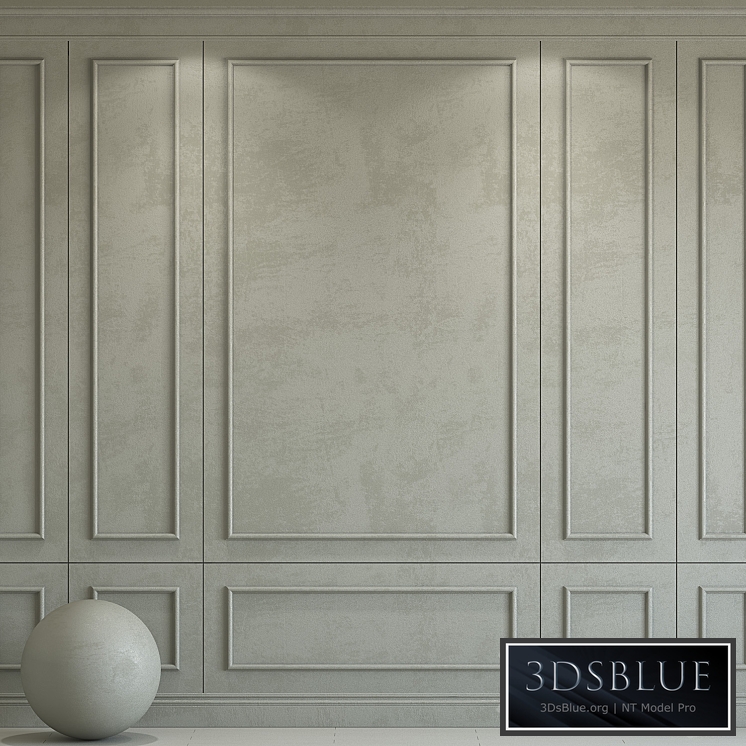 Decorative plaster with molding 171