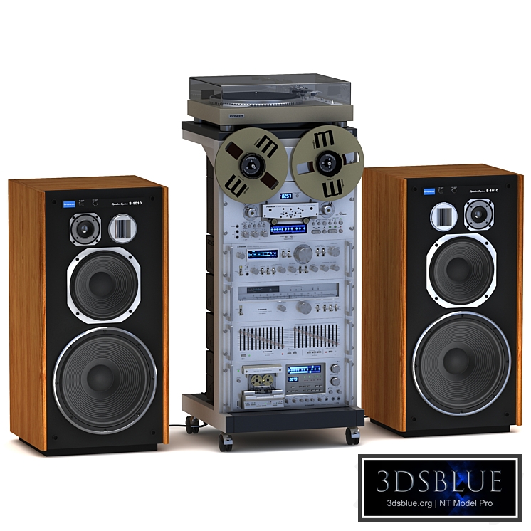 vintage Pioneer audio system