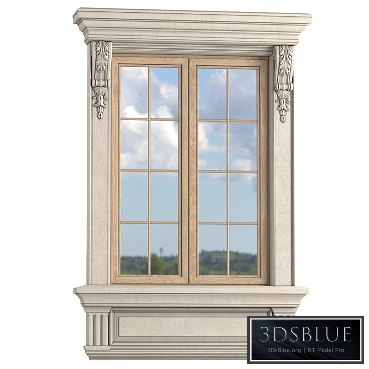 Classic frame window trim