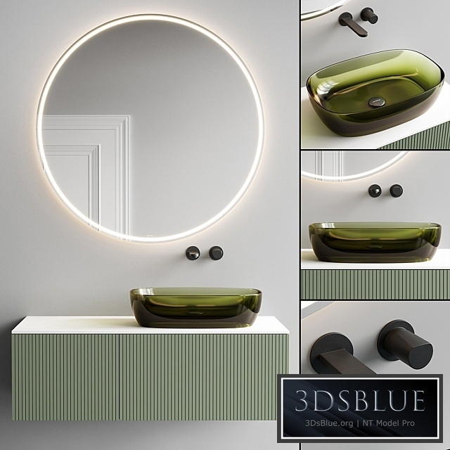 Antonio Lupi Design Binario 12 Vanity Unit Set 6