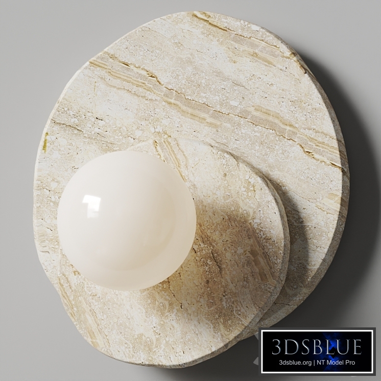 CB2 - ASTR WHITE ONYX WALL SCONCE