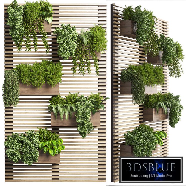 collection outdoor plant stand wall wood vase 01