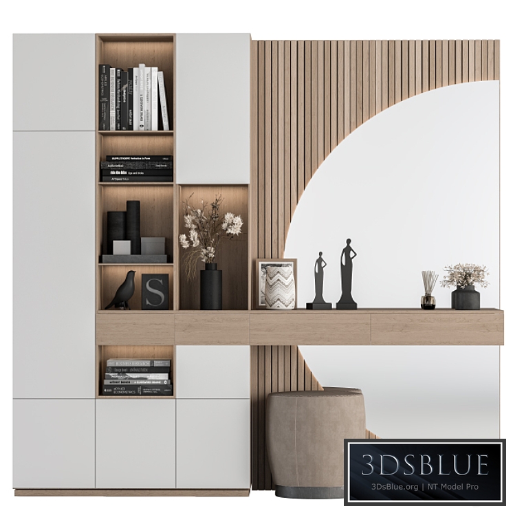 Hallway 13 - White and Wood Set