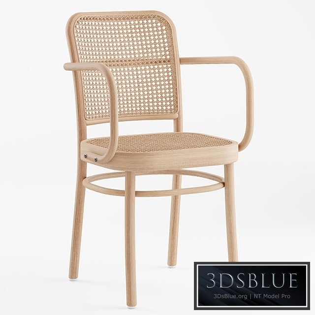 Natural beech armchair