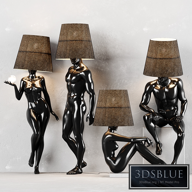 Hommer human lampshade Floor lamp