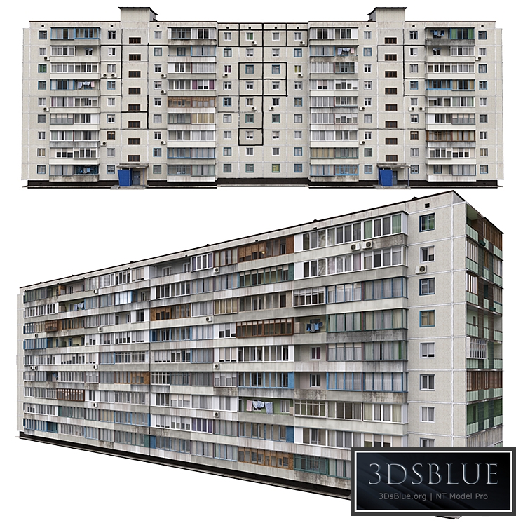 Residential building, Soviet era. Series 1KG-480