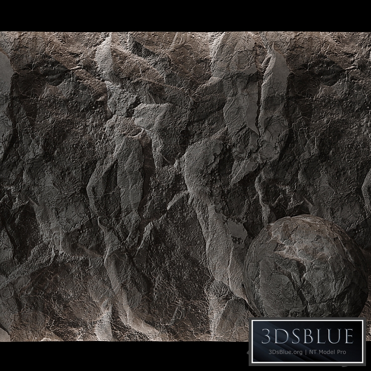 Stone Cliff Wall # 12