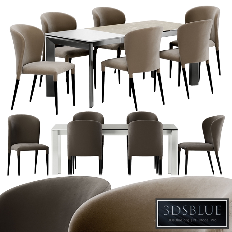 Atta dining table and Avrora chair