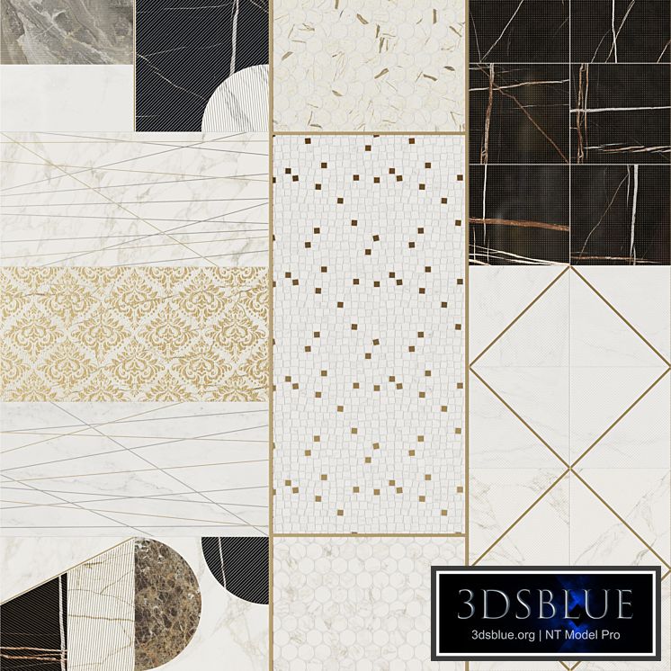 Decor Charme Deluxe Italon Geometry set2