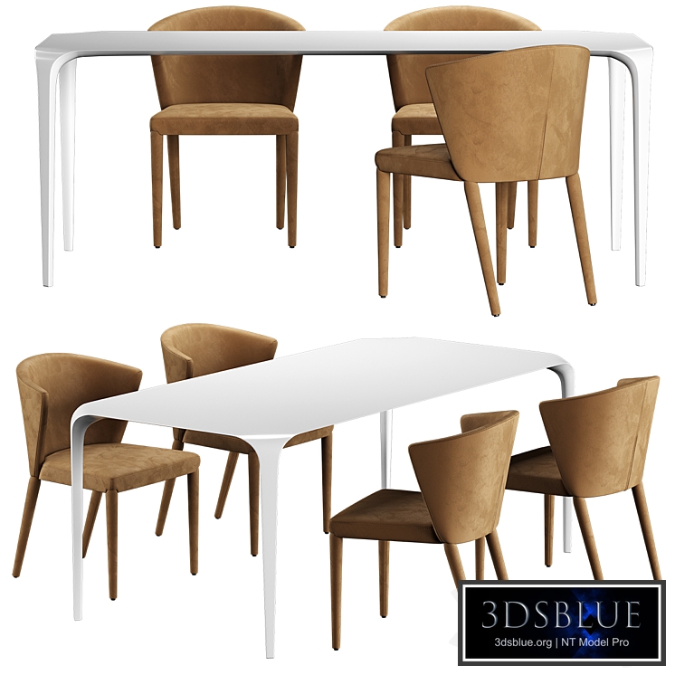 Link Table Chair Calligaris Amelie