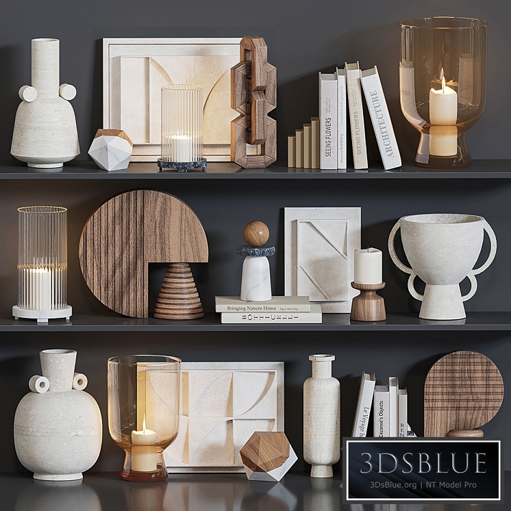 Decorative set for shelves 2