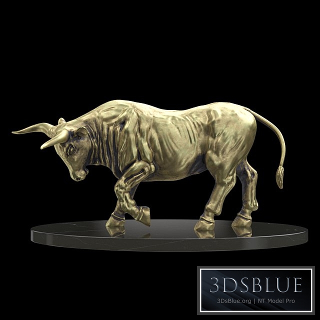 Bull sculpture