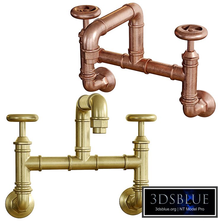 Watts Wall-Mount Bridge Bathroom Faucet