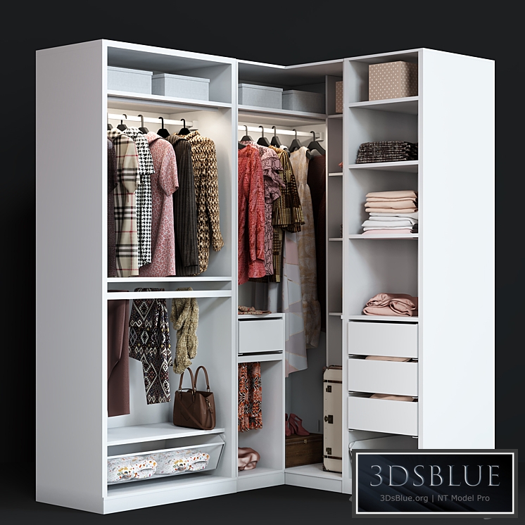 Corner wardrobe Ikea Pax