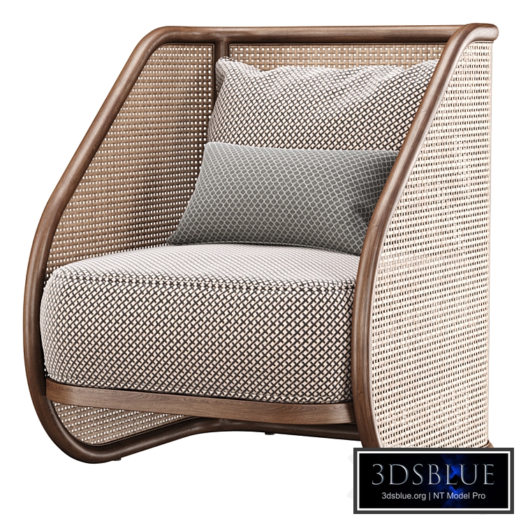 Carry rattan armchair IK10 / Rattan restaurant chair