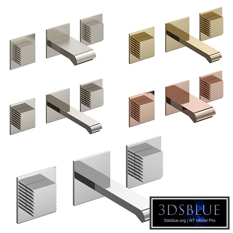 Wall-mounted basin and bath mixers Stella Casanova