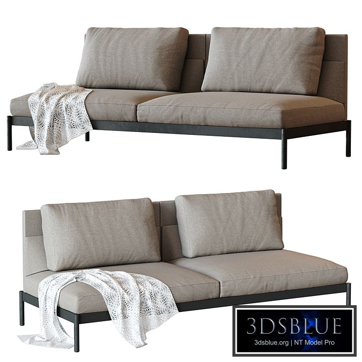 Total Sofa - 2.5 Seat Armless - PART & WHOLE