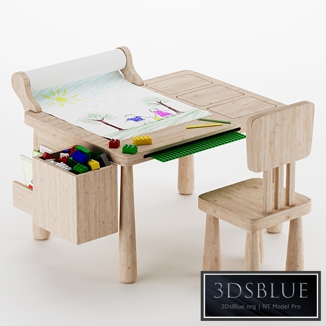 Wood & Tidy Activity Table