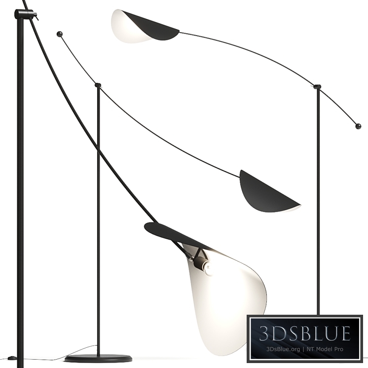 La Redoute Funambule Adjustable Reading Arc Floor Lamp