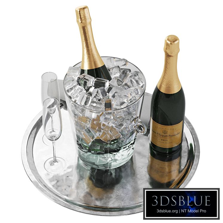 Champagne ice glass bucket