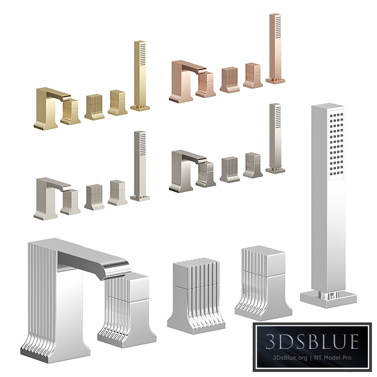 Bath & shower mixer for deck mounting Stella Casanova