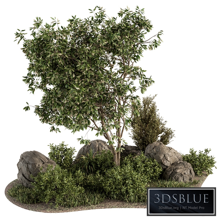 Garden set Tree and Bush - Garden Set 17
