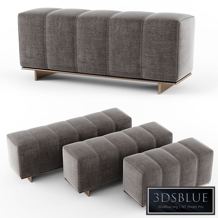 Minotti braccioli pouf