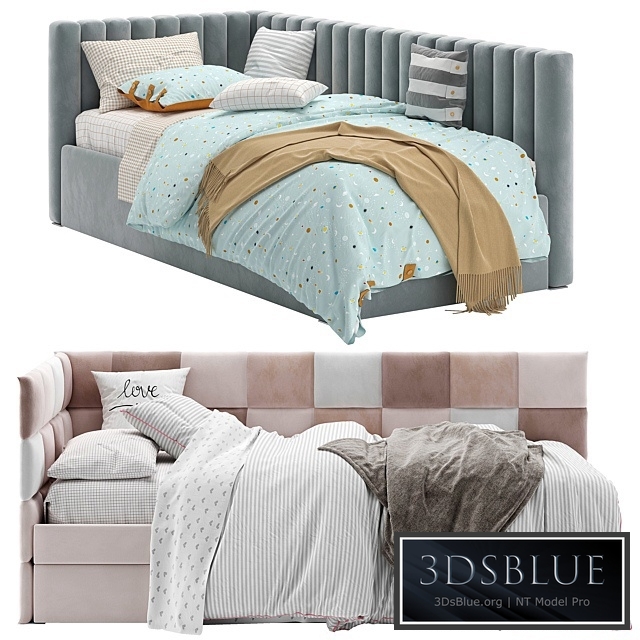 Corner Bed With Panels