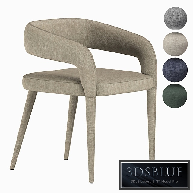 LISETTE GRAY DINING CHAIR CB2