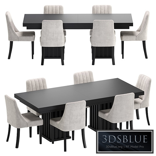 Modern Table and Chair Kongsberg