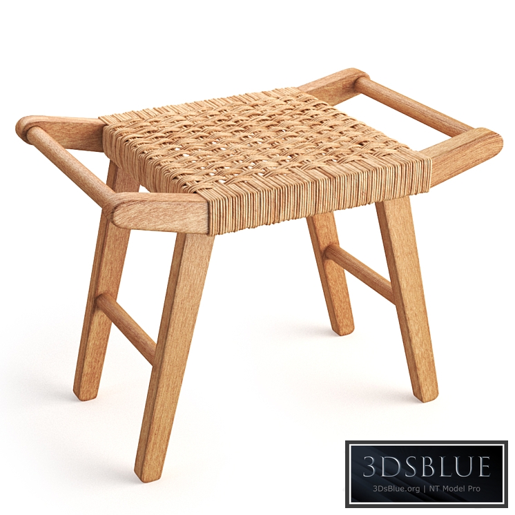 H&M Home Straw-seat stool