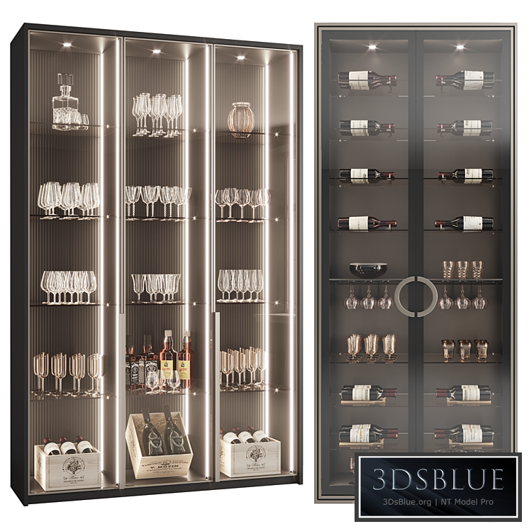 Сupboard with dishes My Design №21