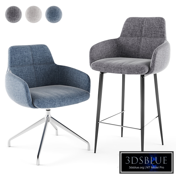 Nicolas OLIVA dining chair and bar stool