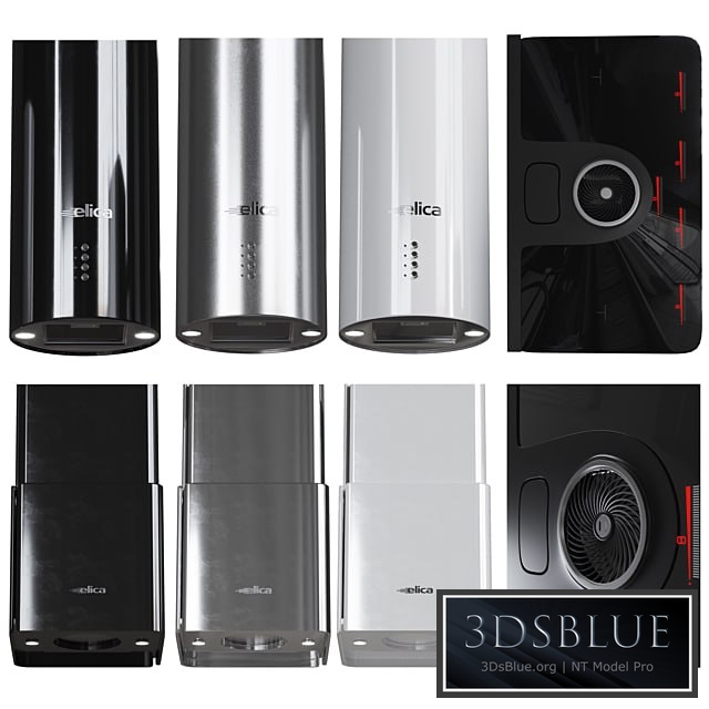 Elica island hood and hob