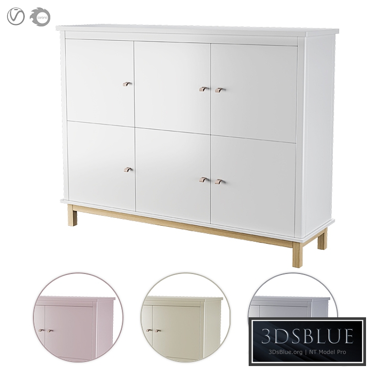 Ellipse Wardrobe Classic low in four colors