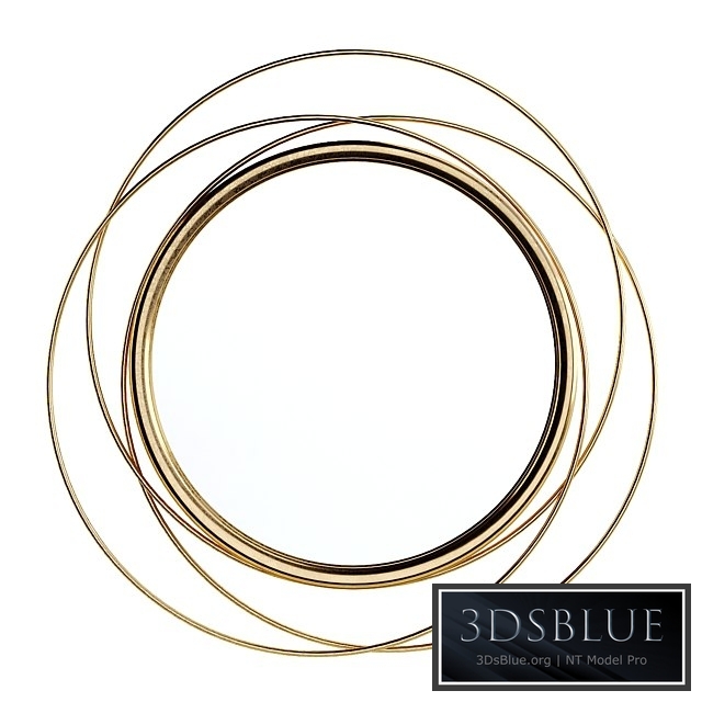 Mirror Ansley Glam Distressed Accent Mirror by Mercury Row