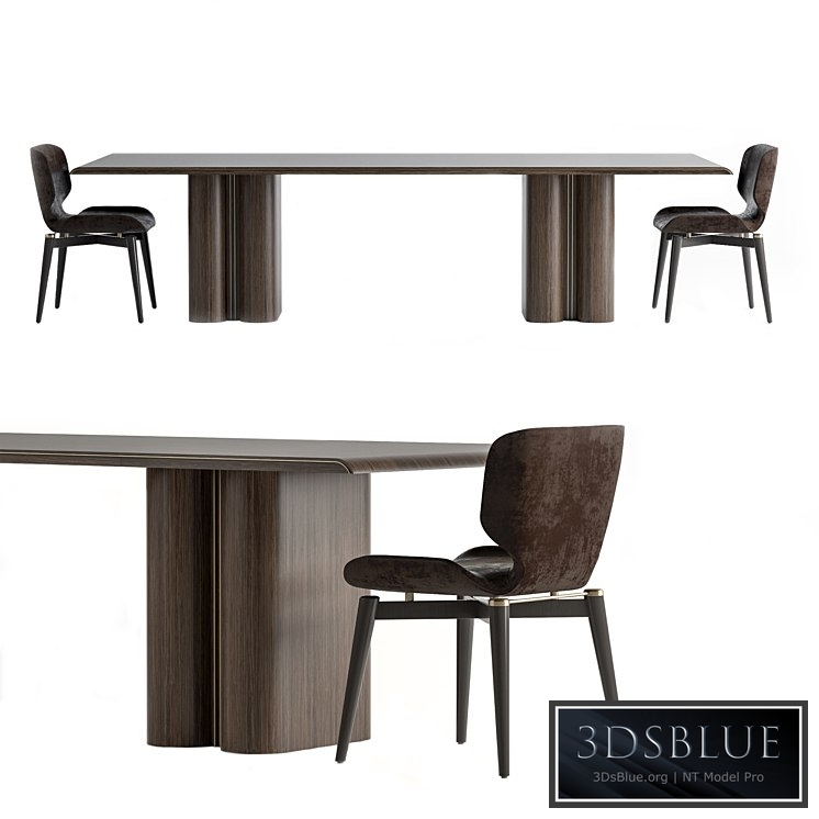 Galimberti Nino Tomo table Egle chair