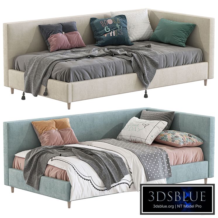 Corner Timo Upholstered Bed