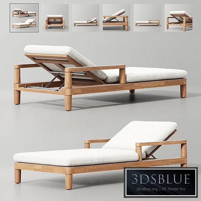 Miramar Teak Chaise