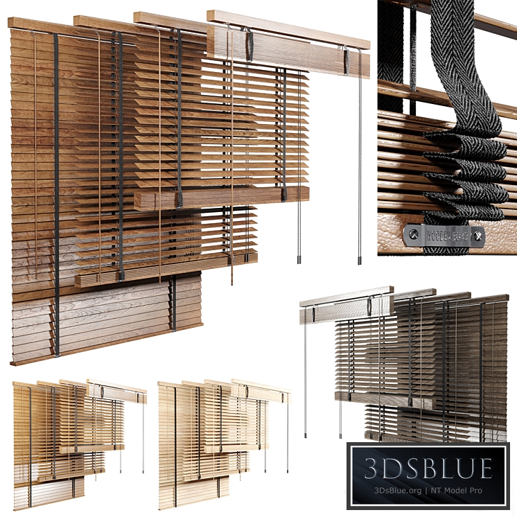 Wooden Blind 02 150cm