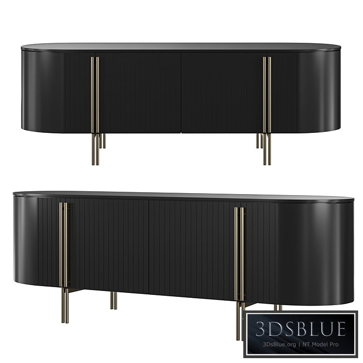 chest of drawers Blush black