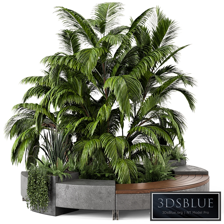 Outdoor Garden set bush and Tree - Garden Set 158