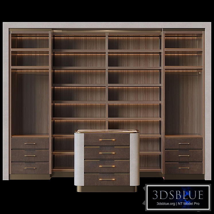 Wardrobe with island