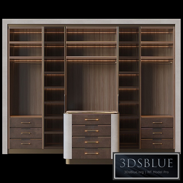 Wardrobe with island