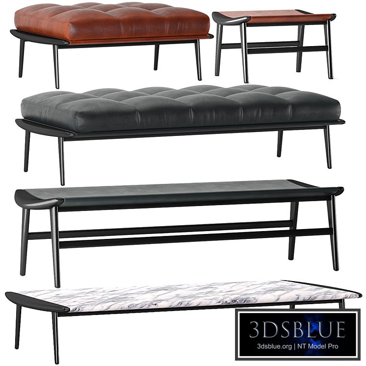 bench pouf minotti Fynn Gam Fratesi